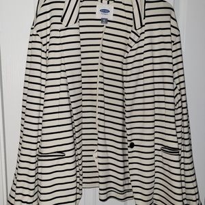 Old Navy, Navy Blue and Cream Blazer